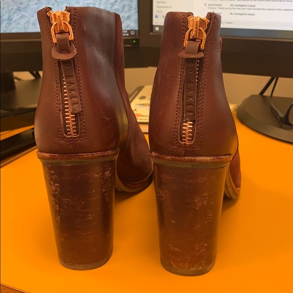 Ted Baker suede and leather ankle boot - Picture 3 of 4